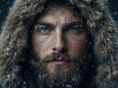 Harsh Winter Survival Portrait