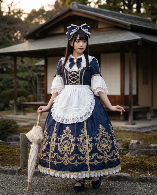 Baroque Navy Lolita Beauty