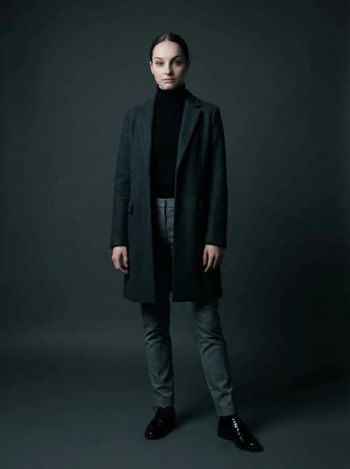 Cool Noir Fashion Portrait