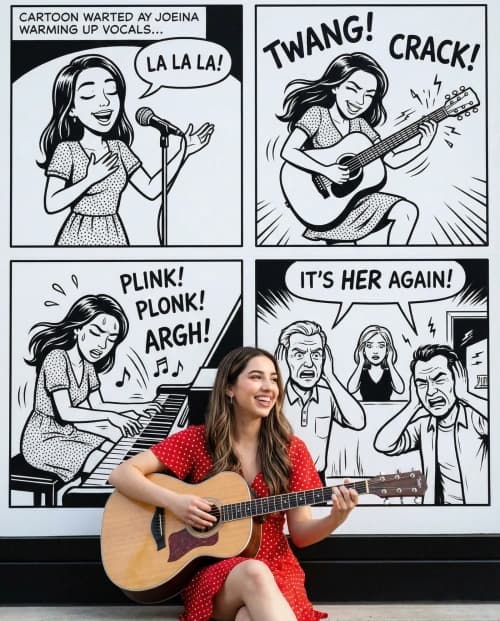 Real vs Comic Music Moment