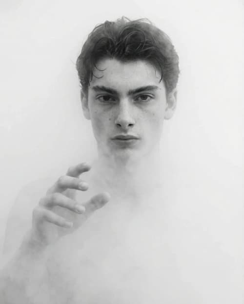 Mystic Man in Fog
