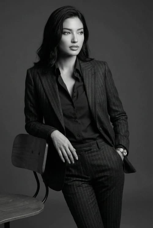 Classic B&W Tailored Portrait