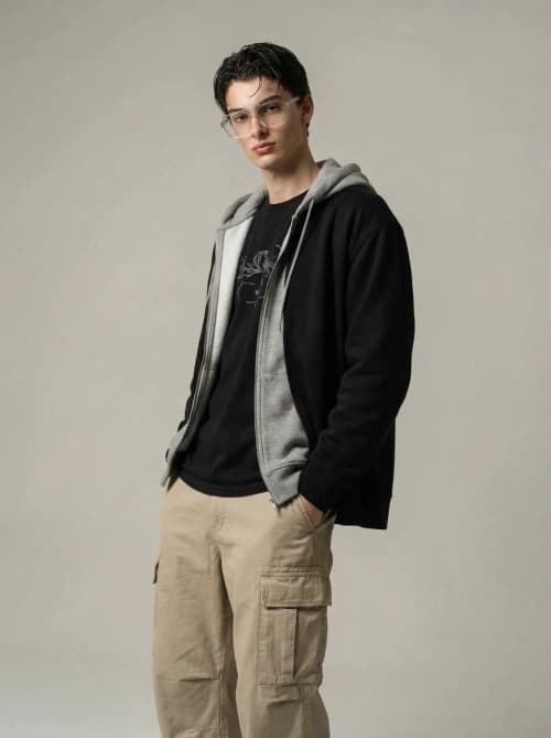 Gen-Z Streetwear Studio Shoot