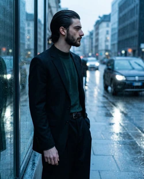Stylish Man Cinematic Portrait
