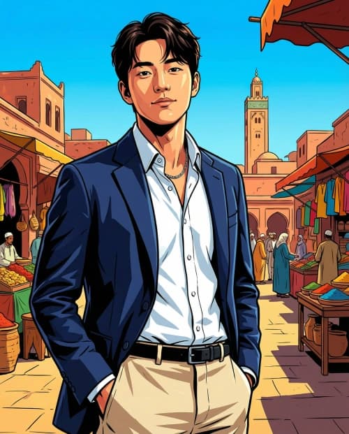 GTA V Moroccan Market Art