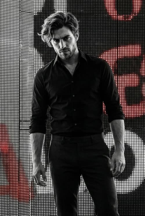 Monochrome Cinematic Protagonist
