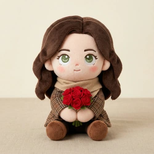 Cute Plush Character Portrait