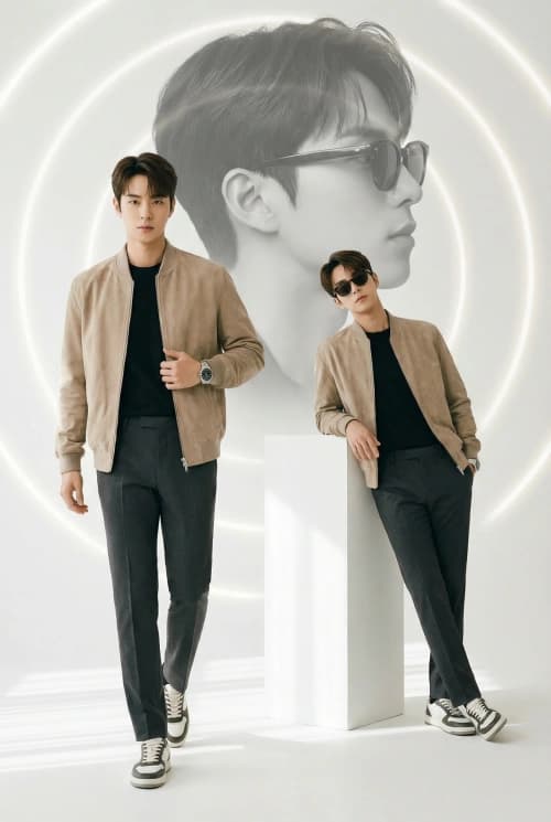 Minimalist Fashion Dual Pose