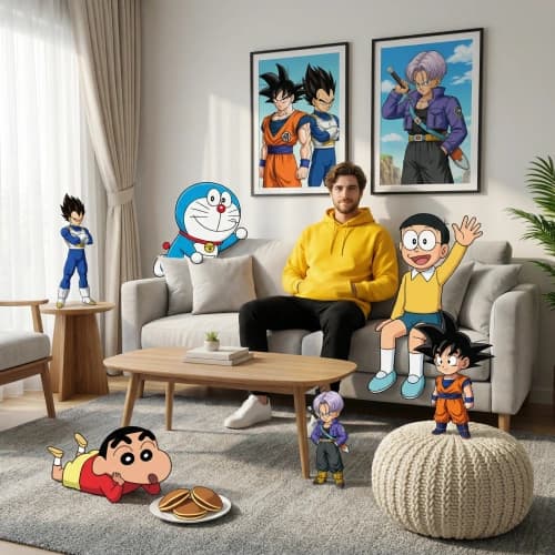 Surreal Anime Living Room Mix