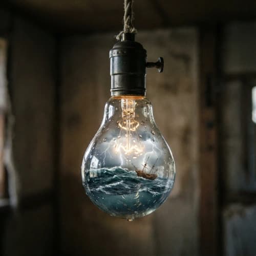 Stormy Bulb Surreal