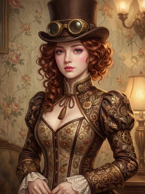 Steampunk Victorian Beauty