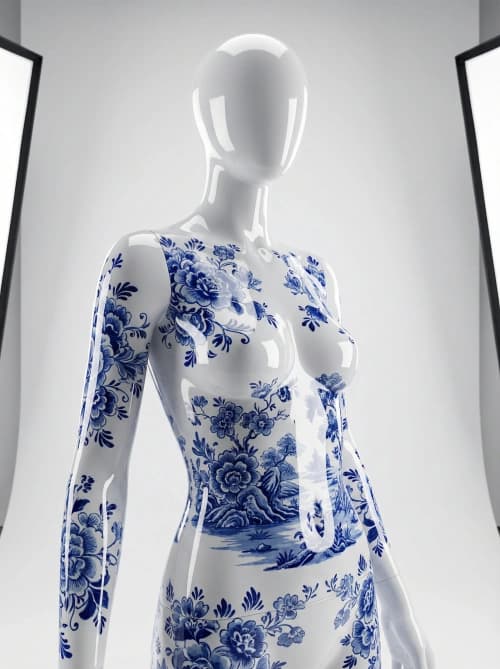 Glossy Porcelain Mannequin