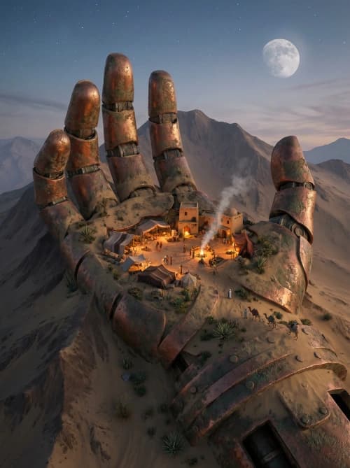 Desert Hand's Hidden Village