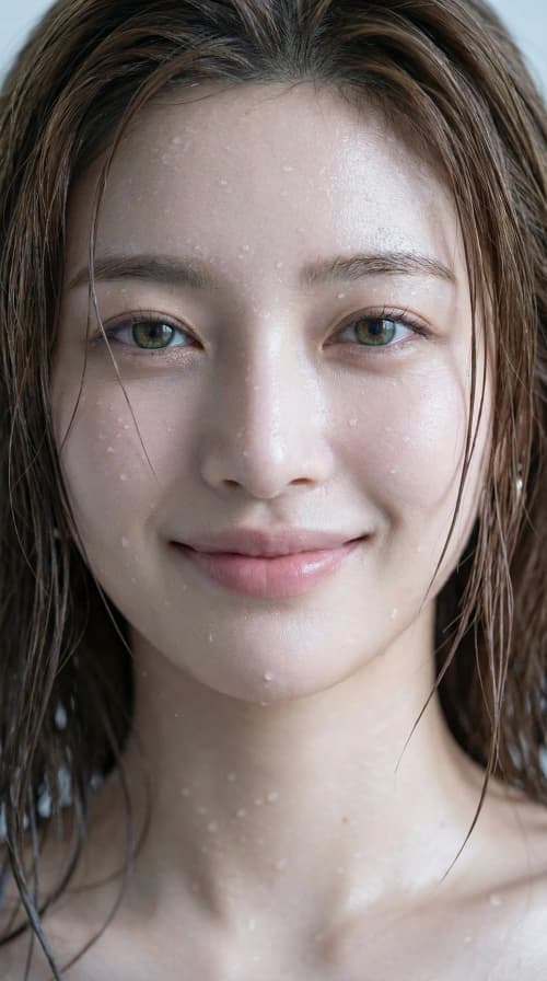 Ultra-Real Supermodel Closeup