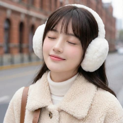 Serene Winter Portrait