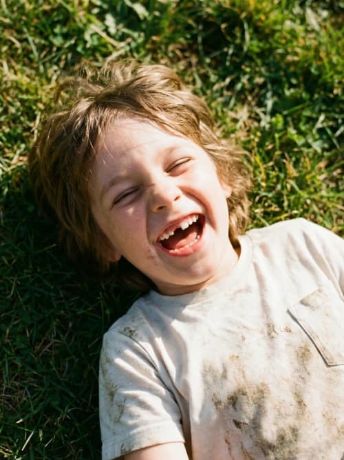 Hysterical Laughing Child