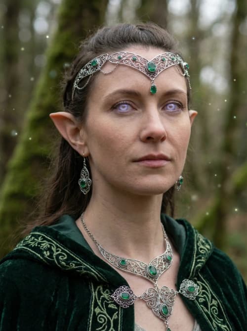 Realistic Elf Queen Portrait