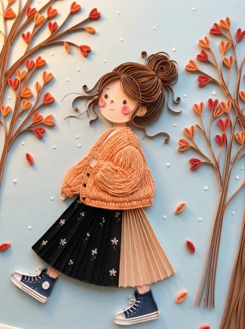 Whimsical Autumn Dreamscape