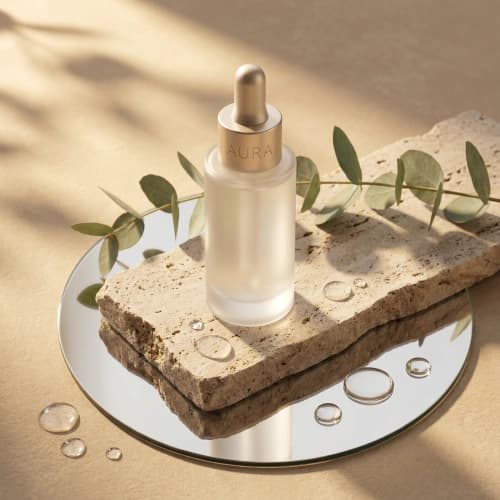 Premium Frosted Serum Bottle
