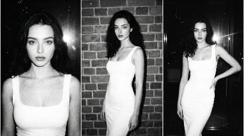 Vintage B&W Model Panels