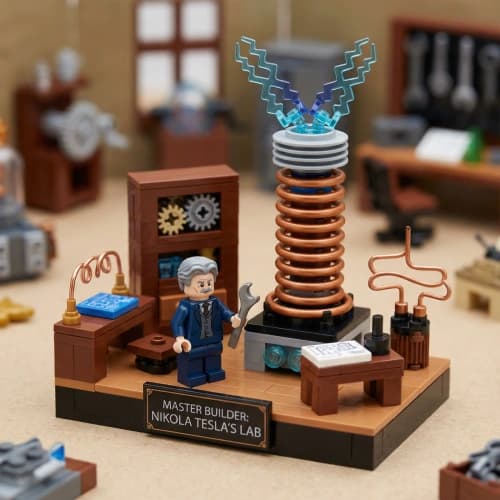Tesla's Brick Lab Retelling