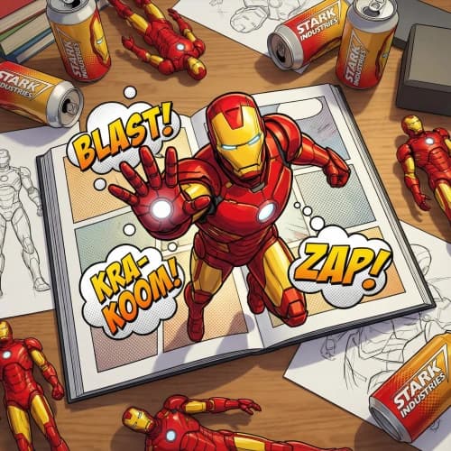 Iron Man 3D Comic Move