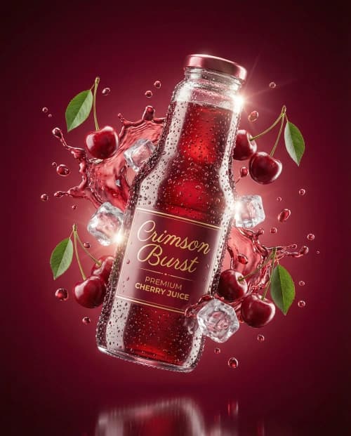 Ultra-Real Cherry Juice 3D