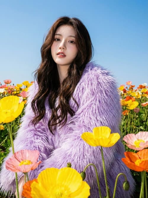Vibrant Flower Fashion Port