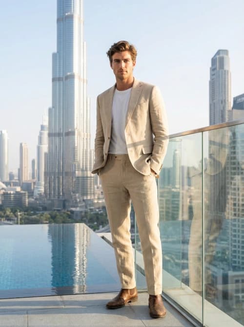 Dubai Futuristic Male Portrait