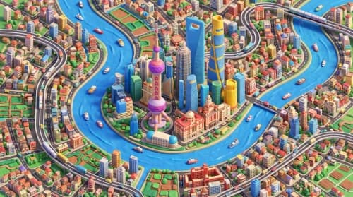 Shanghai Isometric Whimsy