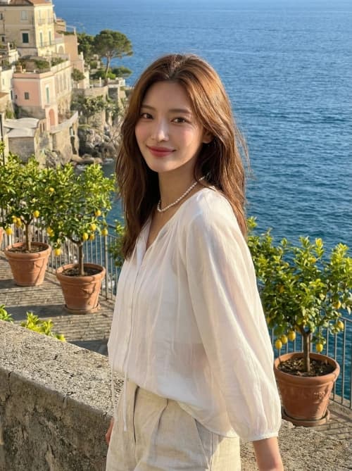 Amalfi Coast Cinematic Portrait