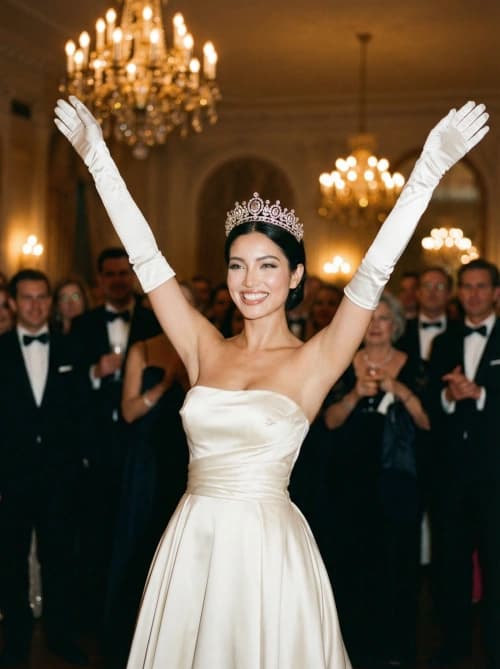 Glam Ballroom Gala Portrait