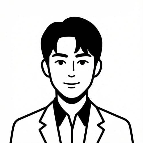 Minimalist B&W Notion Portrait