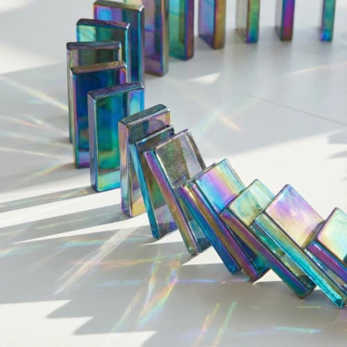 Dichroic Domino Spiral