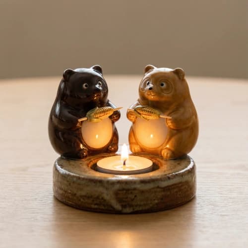 Cozy Tanuki Candle Roast