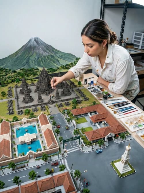 Hyper-Real Yogyakarta Diorama