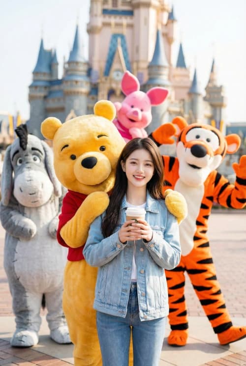 Magical Park Cheerful Portrait