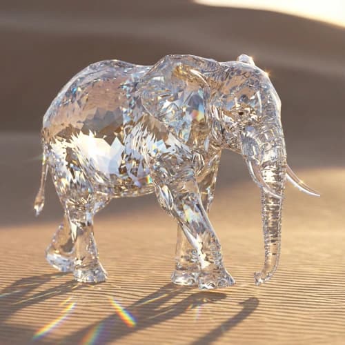 Diamond Elephant Desert Prism