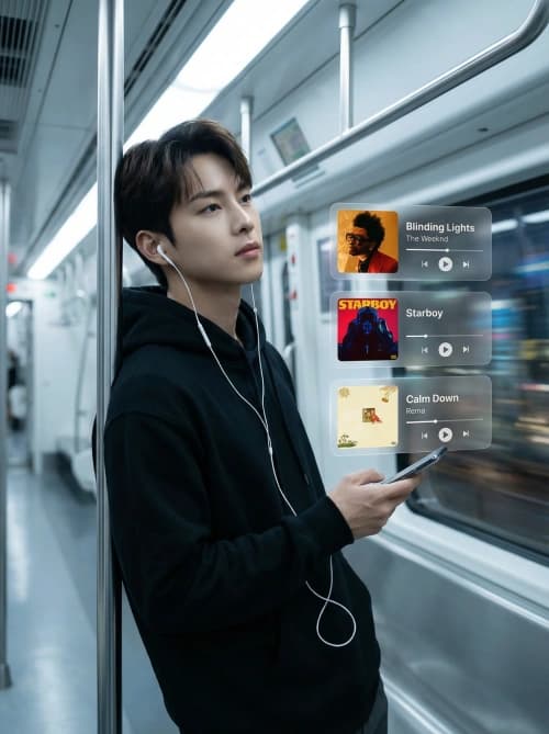 Cinematic Subway Portrait