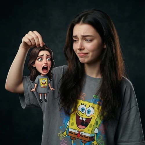 Hyper-Real vs Cartoon Self
