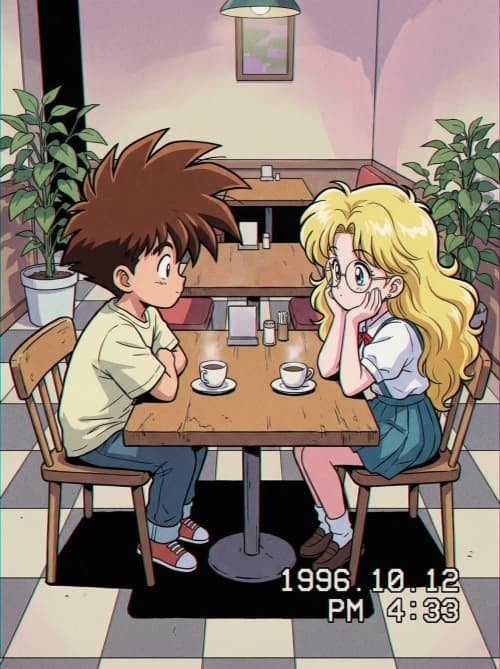 90s Anime Coffee Chat