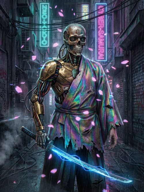 Neo-Tokyo Cybernetic Samurai