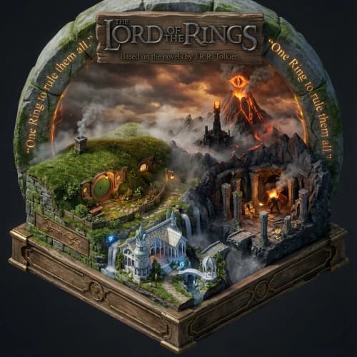 LOTR Miniature Diorama