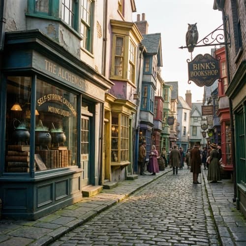 Whimsical Victorian Alley