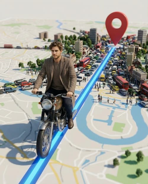 Surreal UK Scooter Ride
