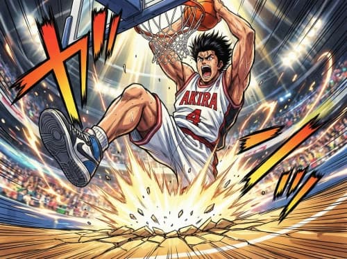 Worm's Eye Anime Dunk